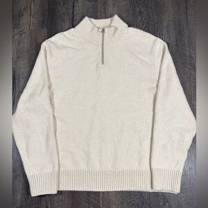 Lululemon 1/4 Zip Knit Mens Sweater